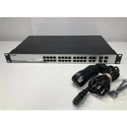 Свич 100М D-Link DES-1210-28P 24*100Мбит  2*1Гбит*RJ45 2*SFP*1Гбит бу