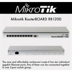 1U Роутер 1G Mikrotik 1200 rb1200 10*1Гбит Без Wifi бу 1U Роутер 1G Mikrotik 1200 rb1200 10*1Гбит Без Wifi бу