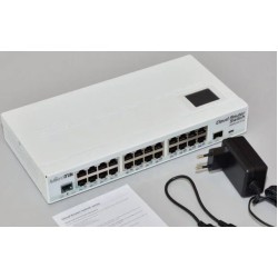 Роутер 1G MikroTik Cloud Router Switch CRS125-24G-1S-IN 24*1Гбит 1*SFP*1Гбит Без Wifi RouterOS бу