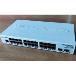 Роутер 1G MikroTik Cloud Router Switch CRS326-24G-2S+IN 24*1Гбит 2*SFP+*10Гбит RouterOS SwOS бу Роутер 1G MikroTik Cloud Router Switch CRS326-24G-2S+IN 24*1Гбит 2*SFP+*10Гбит RouterOS SwOS бу