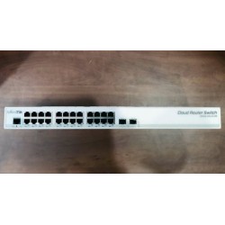 Роутер 1G MikroTik Cloud Router Switch CRS326-24G-2S+RM 24x1Гбит 2xSFP+x10Гбит RouterOS SwOS Без Wifi бу Роутер 1G MikroTik Cloud Router Switch CRS326-24G-2S+RM 24x1Гбит 2xSFP+x10Гбит RouterOS SwOS Без Wifi бу